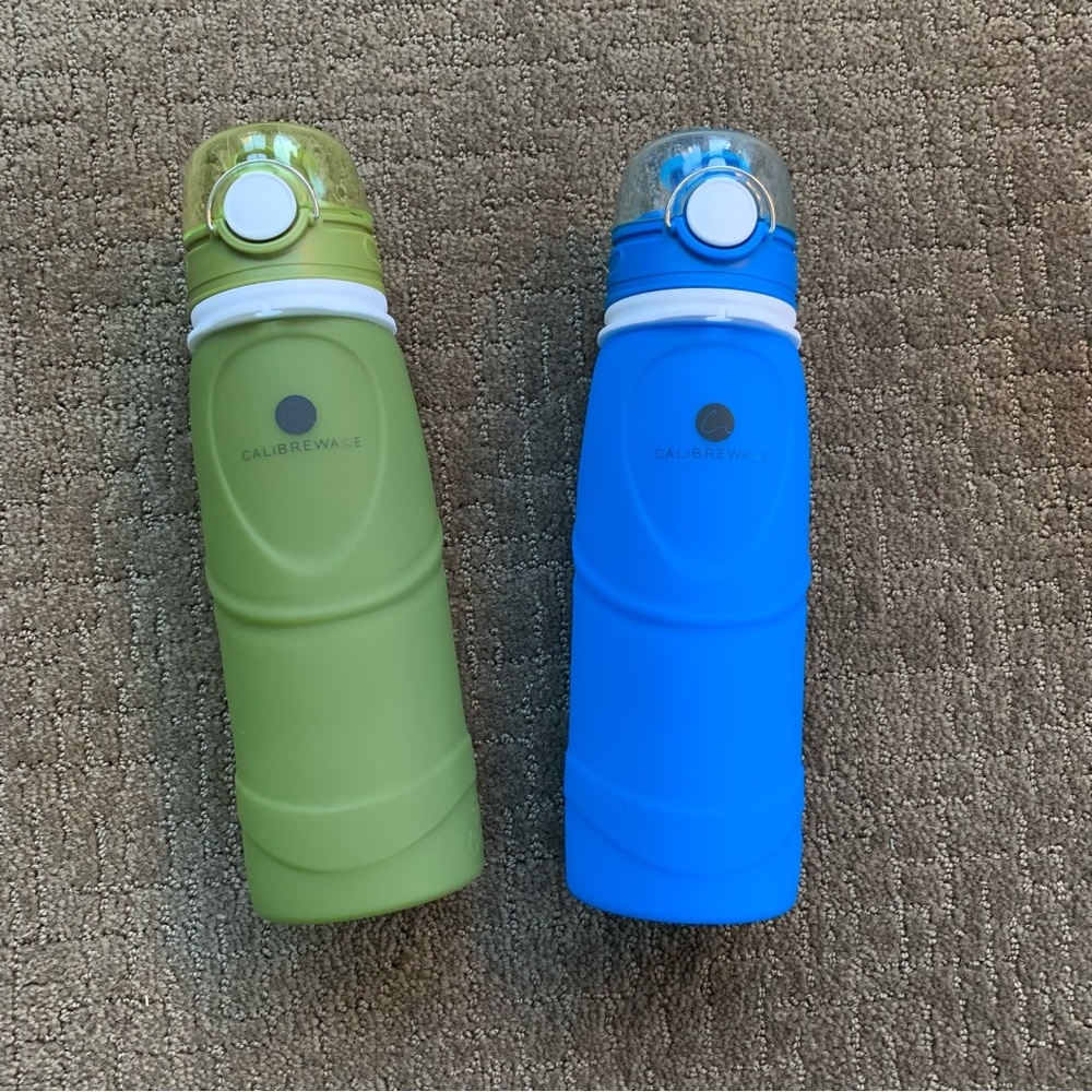 NWT 2 Calibreware Collapsible & Foldable 26 oz Water Bottles
